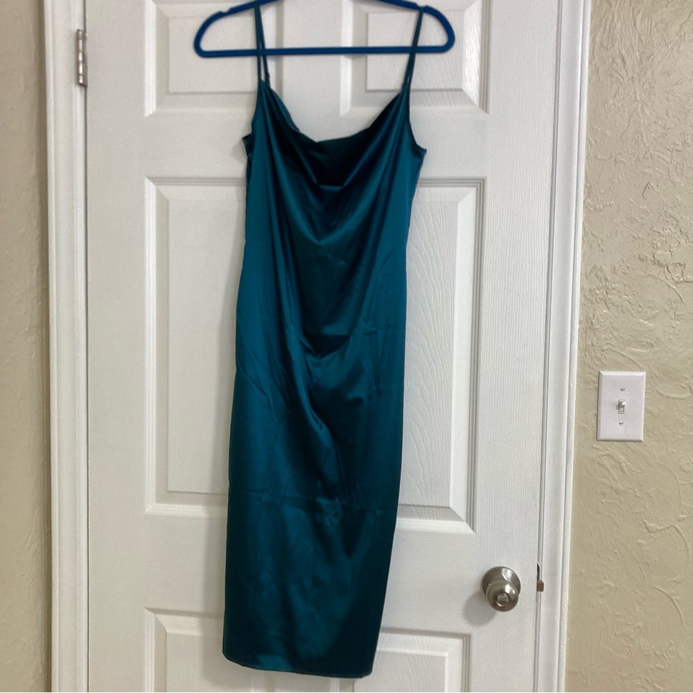 Green Slip Dress